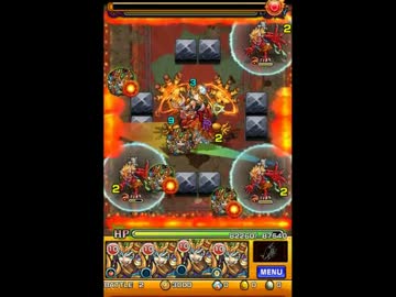 モンスト 阿修羅 超絶 関羽縛り４体スピードクリア Nicozon