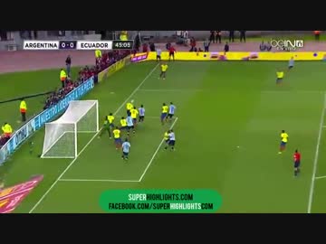 Fifaワールドカップ 南米予選 18 アルゼンチン代表 Vs エクアドル代表 ニコニコ動画