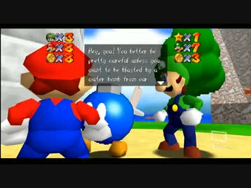 改造マリオ64実況 2人同時プレイで神ゲーのsm Star Roadやるお Part1 Nicozon