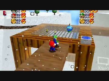 改造マリオ64実況 2人同時プレイで神ゲーのsm Star Roadやるお Part10 Nicozon