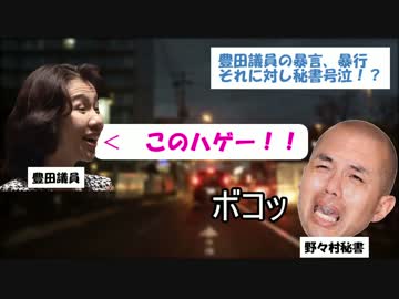 もし豊田議員の秘書が野々村元議員だったら ニコニコ動画