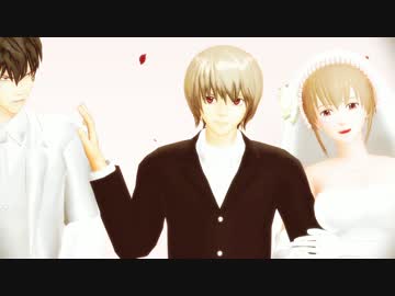 Mmd銀魂 沖田姉弟と土方にライアーダンス踊ってもらった 45秒 Nicozon