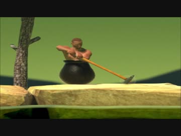 Getting Over It 年始早々壺おじさんで山登り実況 1 ニコニコ動画