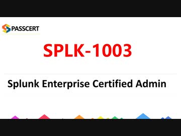 SPLK-1003 Zertifizierungsprüfung
