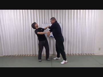 呉式太極拳 動けない状態からの意的な擠と纏絲勁 解説　沈剛