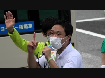 わかたび啓太候補街頭演説（2021年7月3日撮影）