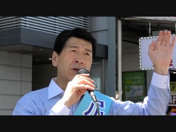中川ちょうぞう候補街頭演説（2021年7月17日撮影）