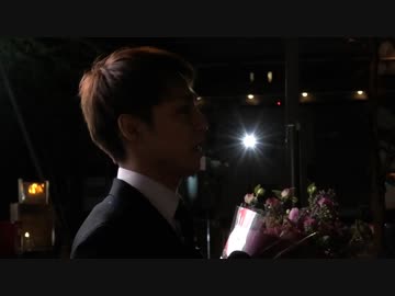 スーパークレイジー君氏、「当選無効」後、戸田市役所前での挨拶