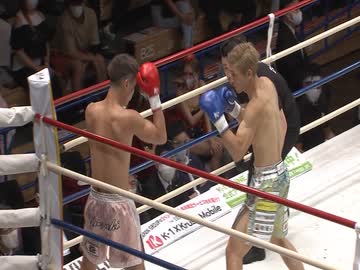 2021/7/24　【Krush.127】　里見 柚己 vs  川﨑 聖亮朗