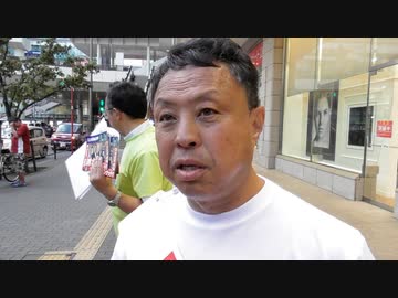 【立川市長選挙】清水こうじ候補ぶら下がり取材【2023年9月2日撮影】