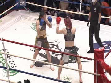 2022/3/26　【Krush.135】　真美 vs 美伶