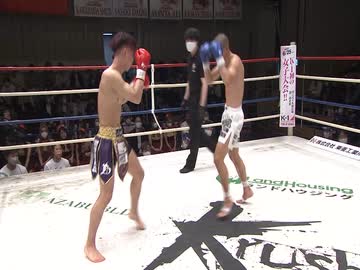 2022/4/30　【Krush.136】　峯 大樹 vs 大村 修輝