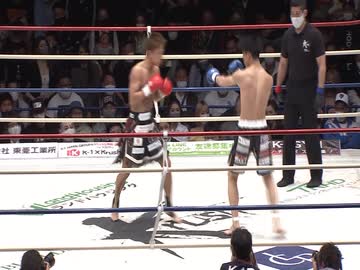 2022/4/30　【Krush.136】　國枝 悠太 vs 岡嶋 形徒