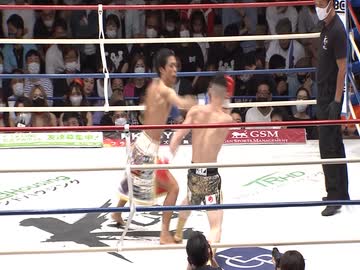 2022/5/21　【Krush.137】　吉岡 ビギン vs 永坂 吏羅