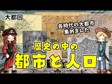 世界史に出てくる各時代の都市と人口について