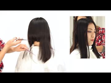 【ロングヘア】ヘアカット①【B&A yae】