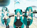 【MMD】ミク修正しました【ゴシックM風】
