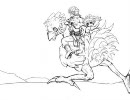 手描きdeチョコボ二人乗り