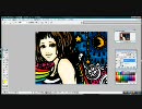 【描いてみた】線を削りながら描いてみた２【オリジナル】