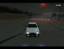【GTA SA】ハチロクで雨の六甲を攻めてみた