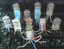 LANケーブルのコネクターで作ってみた