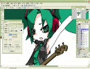 【vocaloid】初音ミク描いてみた【comic studio】