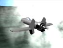 空中戦のCG