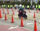 東京モーターサイクルショー試乗会　トライアンフストリートトリプル