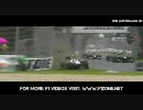 F1 Australia GP 2010 Kobayashi and Hulkenberg accidents