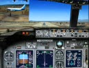 FSX いわて花巻空港の滑走路20に着陸