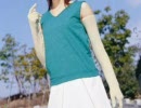 肩までUV　Tシャツみたいな腕カバー(2柄組)