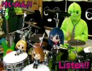 【ドラム】 けいおん！！　2期　ED　Listen!! 【叩いてみた】