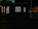 RailSim2の架空路線の踏切・画質改善版
