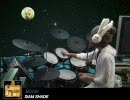 満月を眺めながら SIAM SHADE の 「MOON」 叩いてみた。