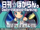 日刊VOCALOIDランキング 2010年4月15日 #795