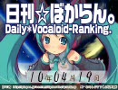 日刊VOCALOIDランキング 2010年4月19日 #799