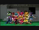 【着ぐるみ全員集合】17jewels～PrettyCure Medley 2010～【17人で踊っ...