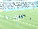 【横浜FC】5/1甲府戦試合後に審判団に詰め寄る岸野監督