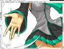 【SAI】初音ミク描いてみた