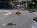 F1 Monaco GP 2010 Q2 Petrov Crash