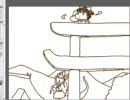 よすどんお絵かき　東方　ふりふり
