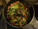 アークザラッドの戦闘曲に合わせて焼きそばを作ってみました。