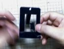 iPhone・iPod touch用名刺サイズ置き台の作り方