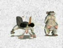 Poserで作ったチュウチュウ動画
