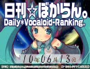 日刊VOCALOIDランキング 2010年6月13日 #854