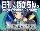 日刊VOCALOIDランキング 2010年6月18日 #859