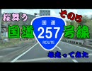 【車載動画】桜舞う国道257号線を走ってみた　その５