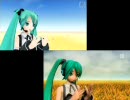 【初音ミク】ドリーミーシアター版とPSP版比較してみた【でぃばでぃば】