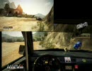 DiRT2 2画面リプレイテスト