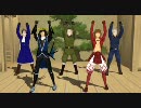 【MMD】紅蒼に足軽ダンス1.4倍速踊らせてみた with APヘタリア【高画質test】
